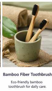 Bamboo Fiber Toothbrush